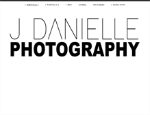 Tablet Screenshot of jdaniellephotography.com